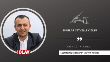 Sınırlar cetvelle çizildi