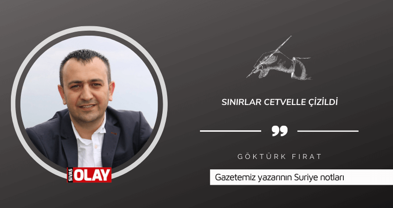 Sınırlar cetvelle çizildi