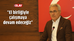 Özdemir: “El birliğiyle çalışmaya devam edeceğiz”