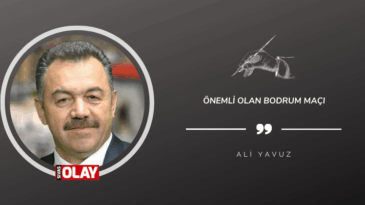 Önemli olan Bodrum maçı