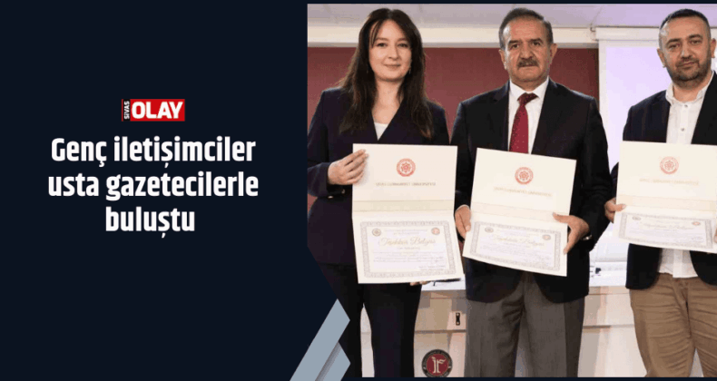 Genç iletişimciler usta gazetecilerle buluştu