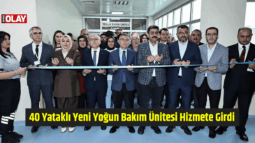40 Yataklı Yeni Yoğun Bakım Ünitesi Hizmete Girdi