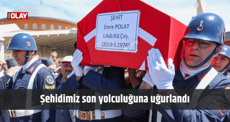 Şehit Emre Polat gözyaşlarıyla uğurlandı