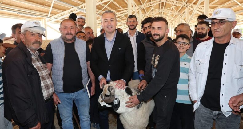 Başkan Uzun kurban pazarını ziyaret etti