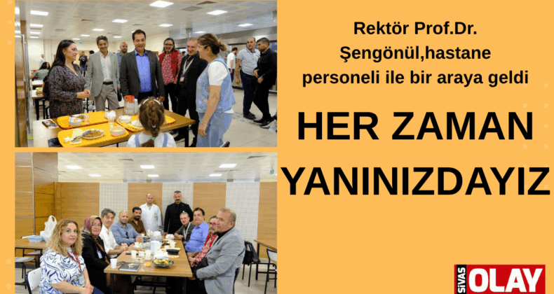 Hastaneyi ziyaret etti.