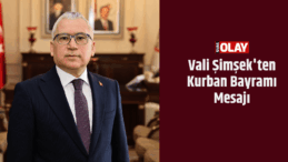Vali Şimşek’ten Kurban Bayramı Mesajı