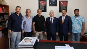 Vali Şimşek’ten gazetemize ziyaret