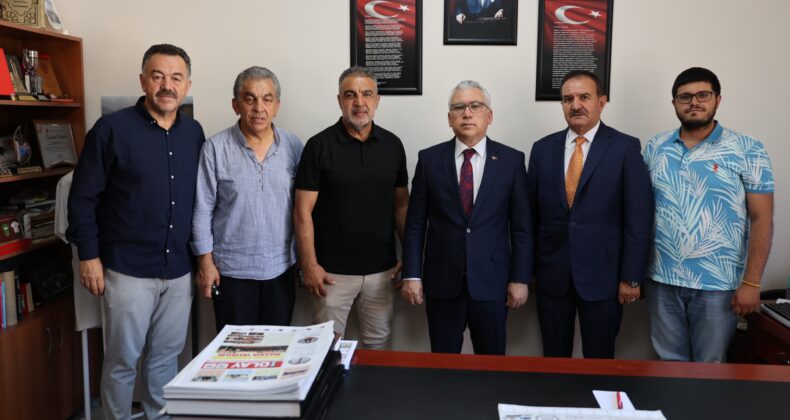 Vali Şimşek’ten gazetemize ziyaret