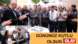 Özverili çalışmaya teşekkür