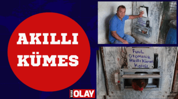 Hurda malzemelerini akıllı kümese dönüştürdü