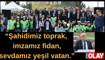 Fidanlar toprakla buluştu.