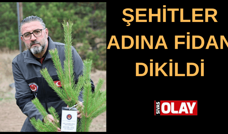 478 şehit adına fidan dikildi