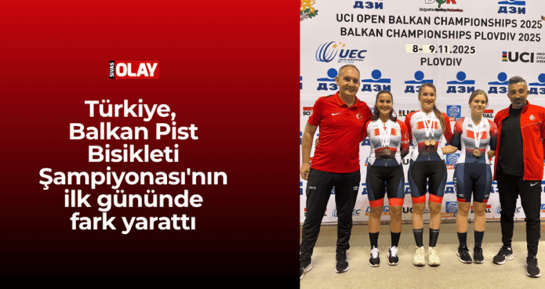 Türkiye, Balkan Pist Bisikleti Şampiyonası’nın ilk gününde fark yarattı