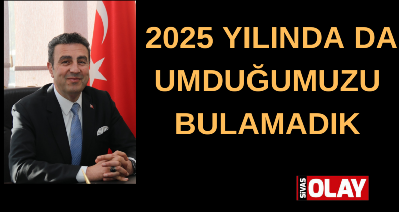 2026 YILI BİZİM İÇİN ÖNEMLİ