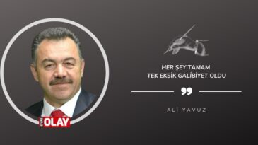Her şey tamam tek eksik galibiyet oldu