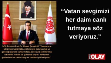 “Sağlık ve bereket getirsin”