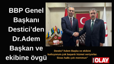 “Başkan ve ekibini kutluyorum”