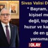 Bayram sevincini birlikte yaşıyoruz