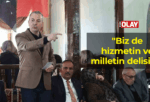 Başkan Uzun: “Biz de hizmetin ve milletin delisiyiz”