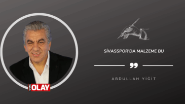 Sivasspor’da malzeme bu