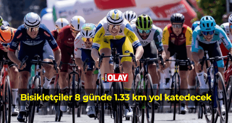Bisikletçiler 8 günde 1.33 km yol katedecek