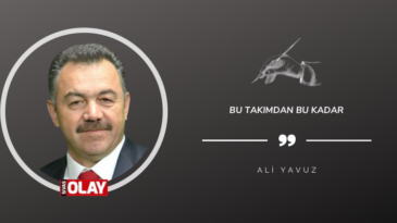 Bu takımdan bu kadar