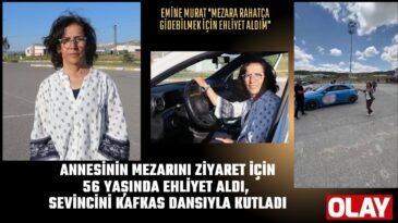 Mezara rahatça gidiyorum