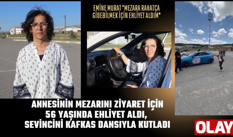 Mezara rahatça gidiyorum