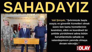 Vatandaşın huzur ve güveni için,