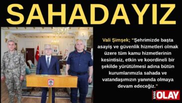 Vatandaşın huzur ve güveni için,