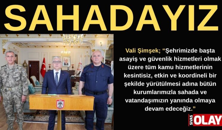 Vatandaşın huzur ve güveni için,