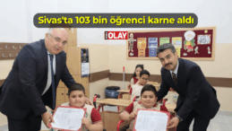 Sivas’ta 103 bin öğrenci karne aldı