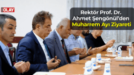 Rektör Prof. Dr. Ahmet Şengönül’den Muharrem Ayı Ziyareti