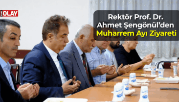 Rektör Prof. Dr. Ahmet Şengönül’den Muharrem Ayı Ziyareti