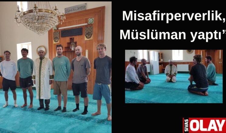 Kelime-i şehadet getirerek Müslüman oldular.