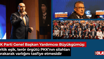 AK Parti Genel Başkan Yardımcısı Büyükgümüş: Kritik eşik, terör örgütü PKK’nın silahları bırakarak varlığını tasfiye etmesidir