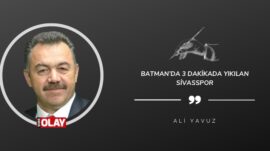Batman’da 3 Dakikada Yıkılan Sivasspor