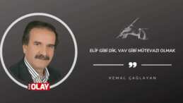 Elif Gibi Dik, Vav Gibi Mütevazı Olmak