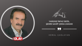 Yargısız İnfaz Değil, Şehre Sahip Çıkma Zamanı