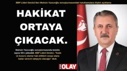“17 yıldır hadisenin takipçisiyiz”