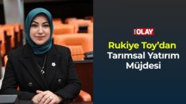 Rukiye Toy’dan Tarımsal Yatırım Müjdesi
