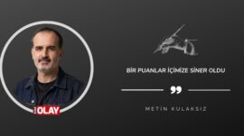Bir Puanlar İçimize Siner Oldu