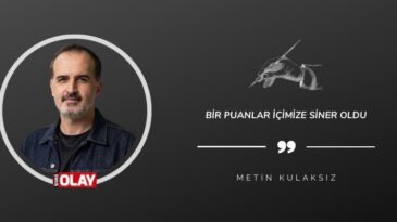 Bir Puanlar İçimize Siner Oldu