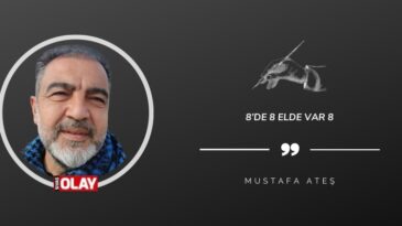 8’de 8 elde var 8