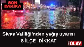 Sağanağa dikkat