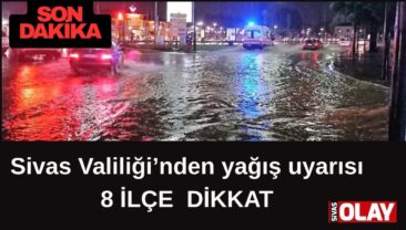 Sağanağa dikkat