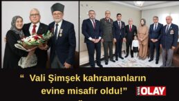 Uzun ömürler diledi