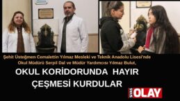 Öğrencilere arıtılmış su