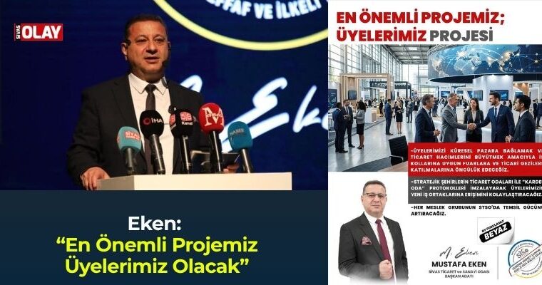 Eken: “En Önemli Projemiz Üyelerimiz Olacak”